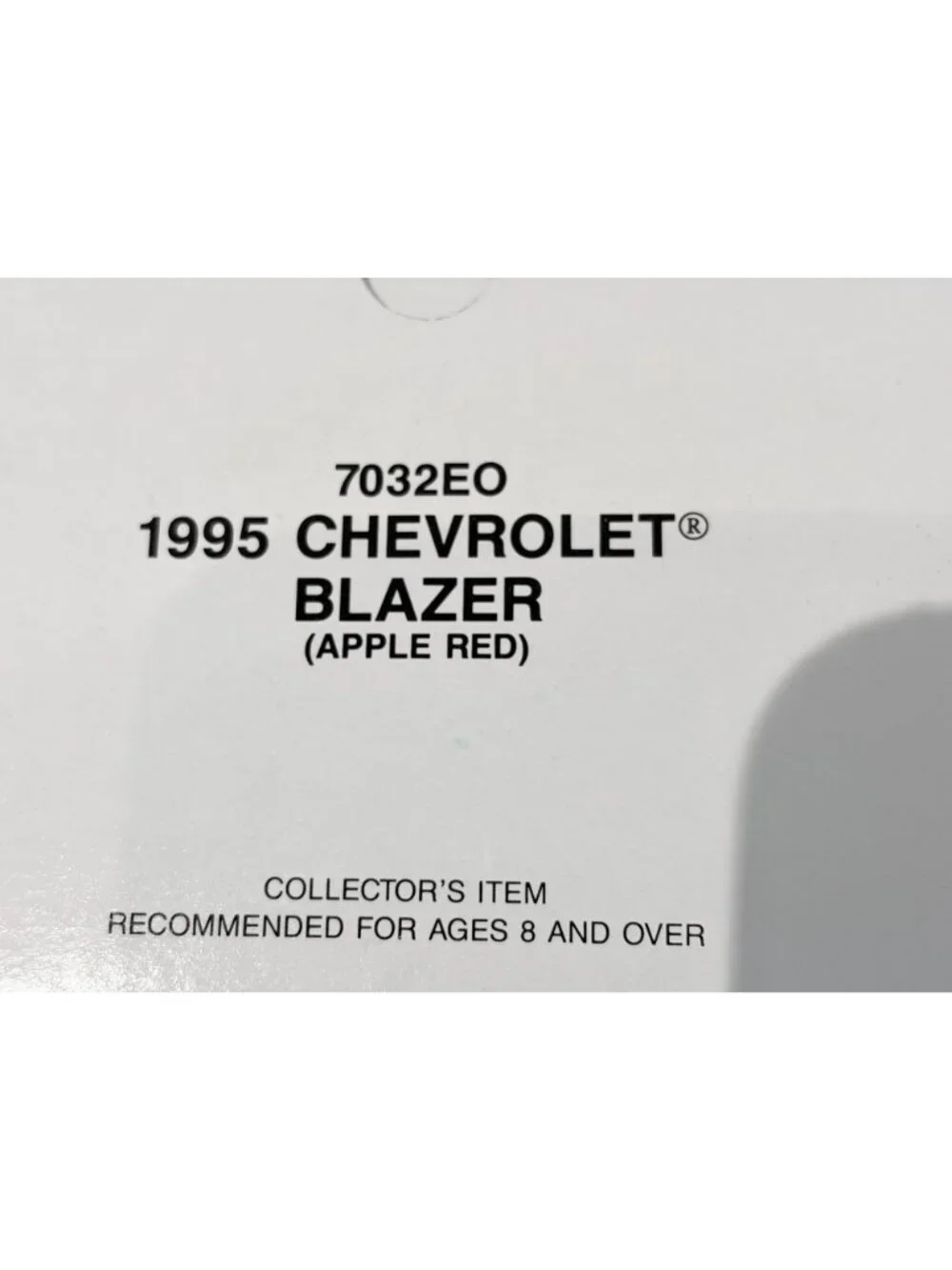 Chevrolet Blazer SUV Apple Red AMT Ertl Promo 7032eo NIB Box X